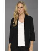 Michael Stars Slub 3/4 Sleeve Open Cardigan