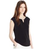 Calvin Klein - Sleeveless Top With Pearl Detail
