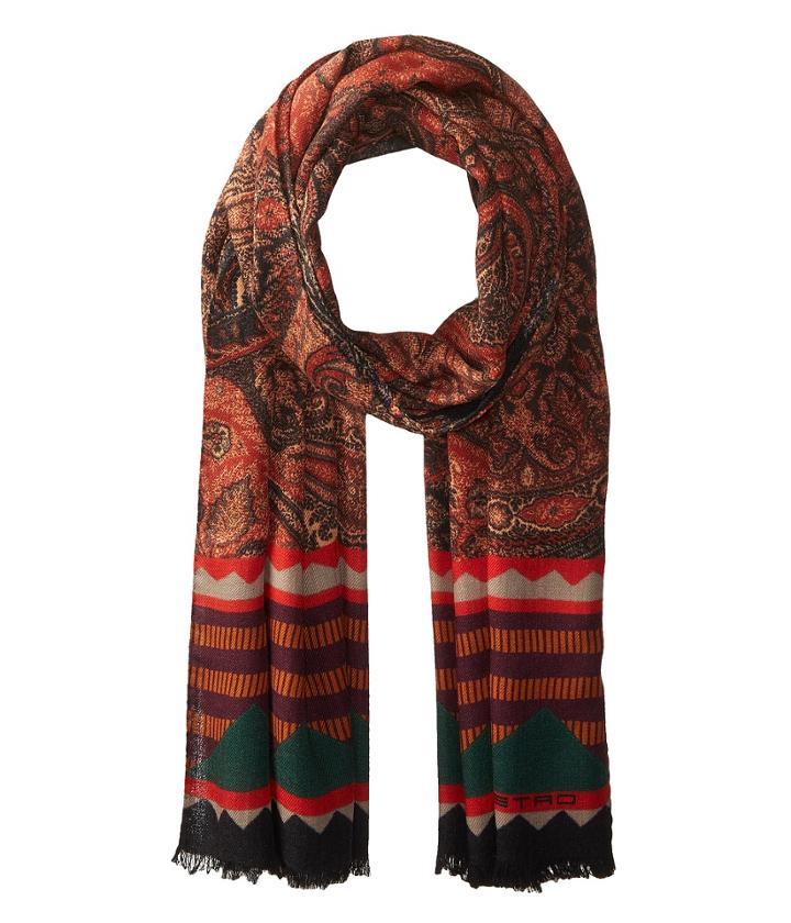 Etro - 70 X 170 Cm Tribal Paisley Scarf