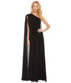 Calvin Klein - One Shoulder Cape Gown Cd7b15fv