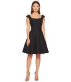 Zac Posen - Gauffre Jacquard Sleeveless Fit And Flare Dress