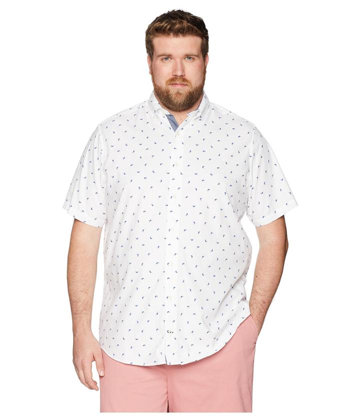 Nautica Big &amp; Tall - Big Tall Short Sleeve Print Woven