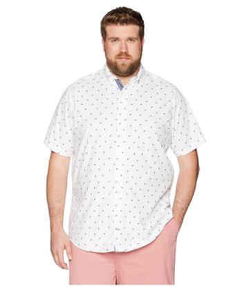 Nautica Big &amp; Tall - Big Tall Short Sleeve Print Woven