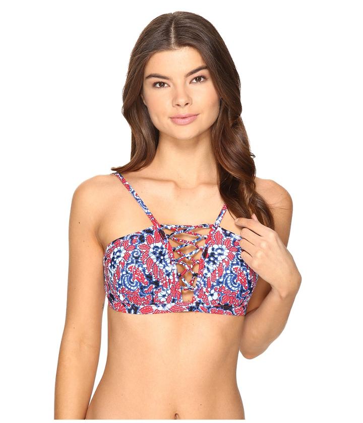 Michael Michael Kors - Angelina Lace-up Bikini Top
