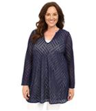 Nic+zoe - Plus Size Sun Lace Tunic