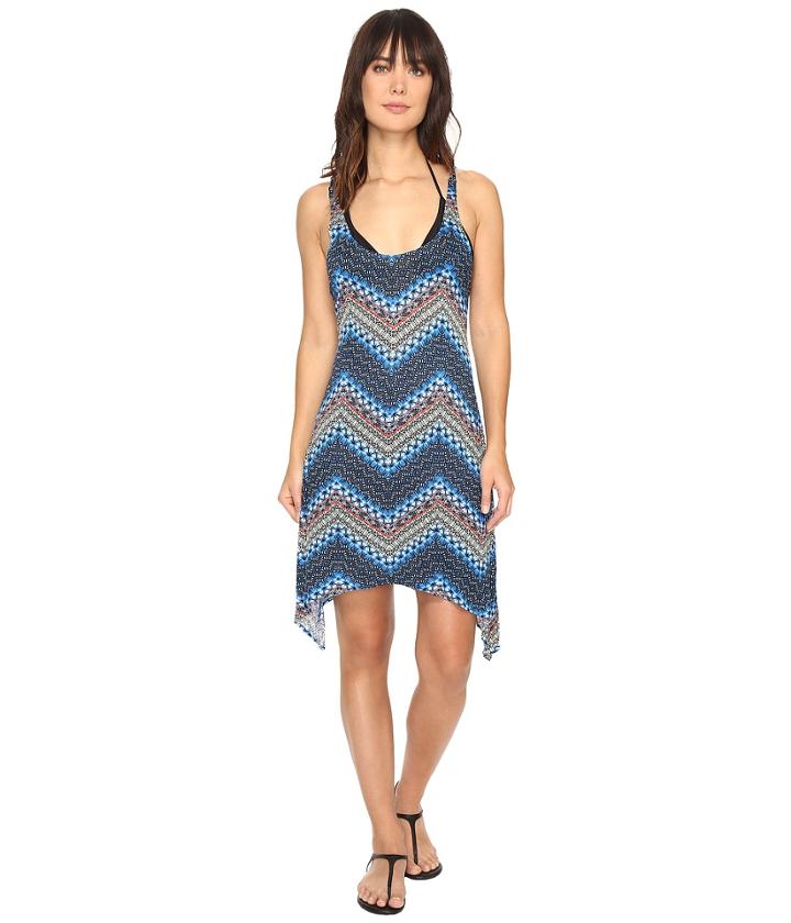 Lucky Brand - Nomad Chevron Shark Bite Dress Cover-up