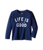 Life Is Good Kids - Three Star Life Is Good Long Sleeve Tee