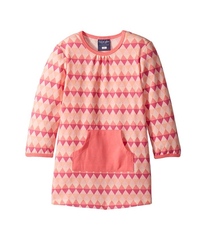 Toobydoo - Geo Pink Pocket Dress