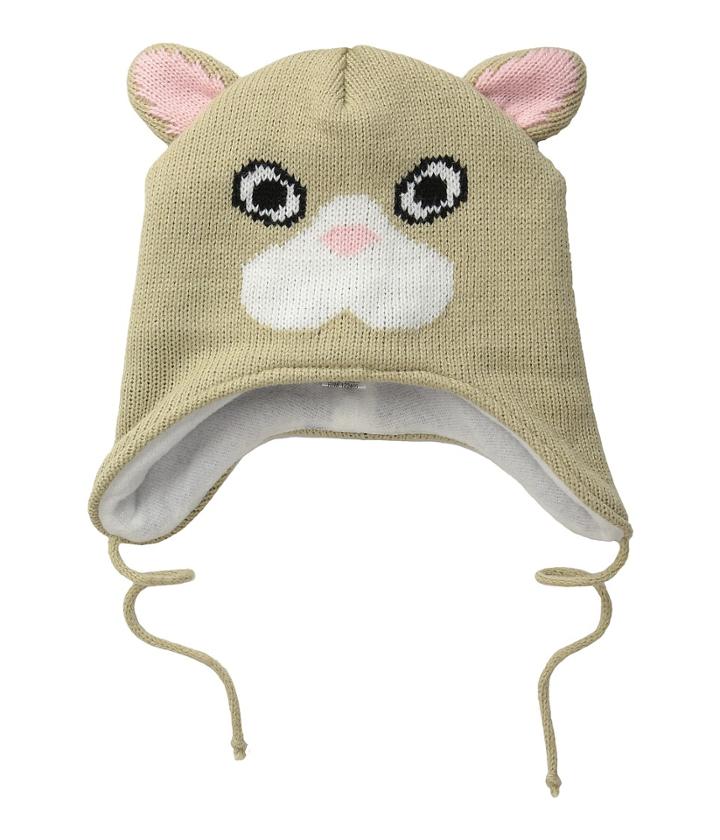 San Diego Hat Company Kids - Fleece Lined Dog Beanie With Ear Covers And Tie