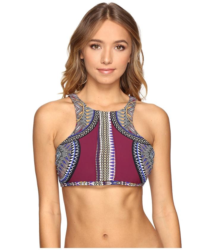 Red Carter - Tribal Daze Strappy High Neck Top