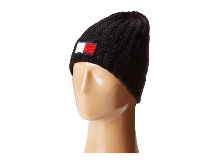 Tommy Hilfiger - Knit Logo Cuff Hat