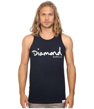 Diamond Supply Co. - Og Script Tank Top