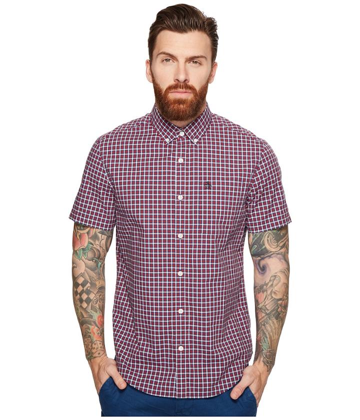 Original Penguin - Short Sleeve Gingham W/ Stretch