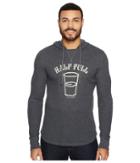 Life Is Good - Half Full Arc Hooded Waffle Pullover