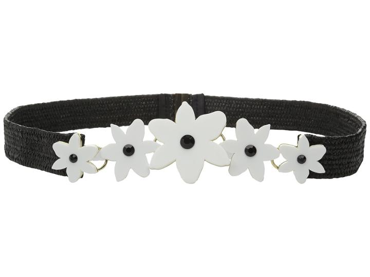 Kate Spade New York - Stretch Straw Belt W/ Lilly Belt