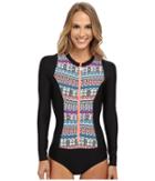 Next By Athena - Find Your Chi Malibu Long Sleeve Zip One-piece