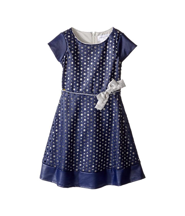 Us Angels - Cut Out Cap Sleeve Skater Dress