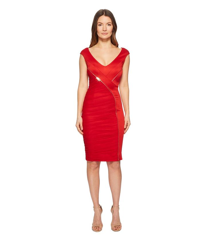 Versace Collection - Abito Donna Asymmetrical Zip Sheath Dress