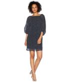 Lauren Ralph Lauren - B500 Auburn Spaced Dot Kiki Long Sleeve Day Dress