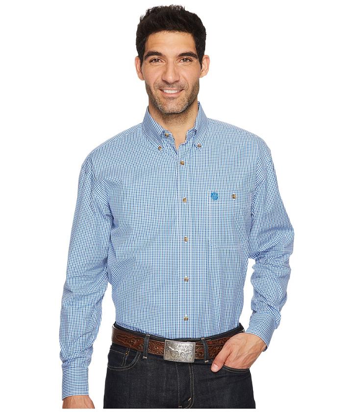 Wrangler - Long Sleeve George Strait Button Plaid