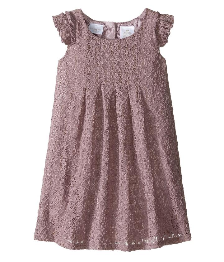 Kardashian Kids - Pleated Crochet Lace Dress