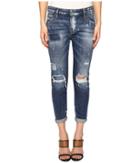 Dsquared2 - Cloudy Ripped Destroyed Wash Jeans In Blue