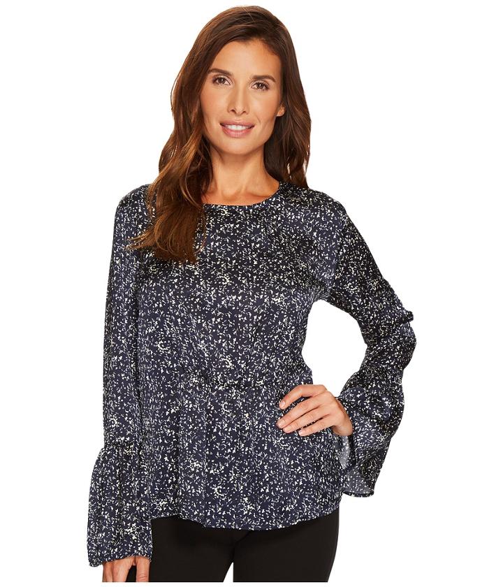 B Collection By Bobeau - Lee Flare Sleeve Blouse