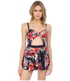 Kate Spade New York - Colombe D Or Peep Hole Swim Dress