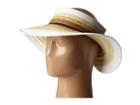 San Diego Hat Company - Pbv007 Paper Braid Adjustable Roll Up Visor With Ribbon Edge