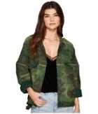 Free People - Slouchy Military Jacket - Camo