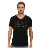 Boss Hugo Boss - Short Sleeve V-neck Bm 10144 Boss Logo Spf Tee