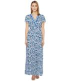 Hale Bob - All Mixed Up Rayon Woven Maxi Wrap Dress