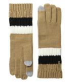 Michael Michael Kors - Color Block Rib/cable Gloves With Touch Technology