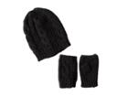 San Diego Hat Company Knh3340 Cable Knit Fingerless Gloves Beanie Set