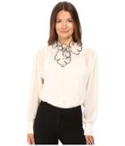See By Chloe - Georgette Blouse With Floral Detailing