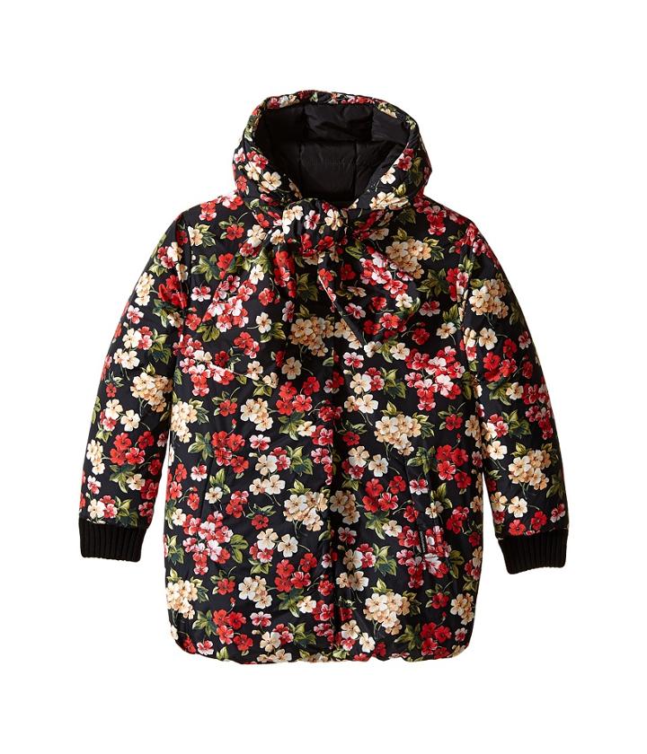 Dolce &amp; Gabbana Kids - Back To School Floral Nylon Coat