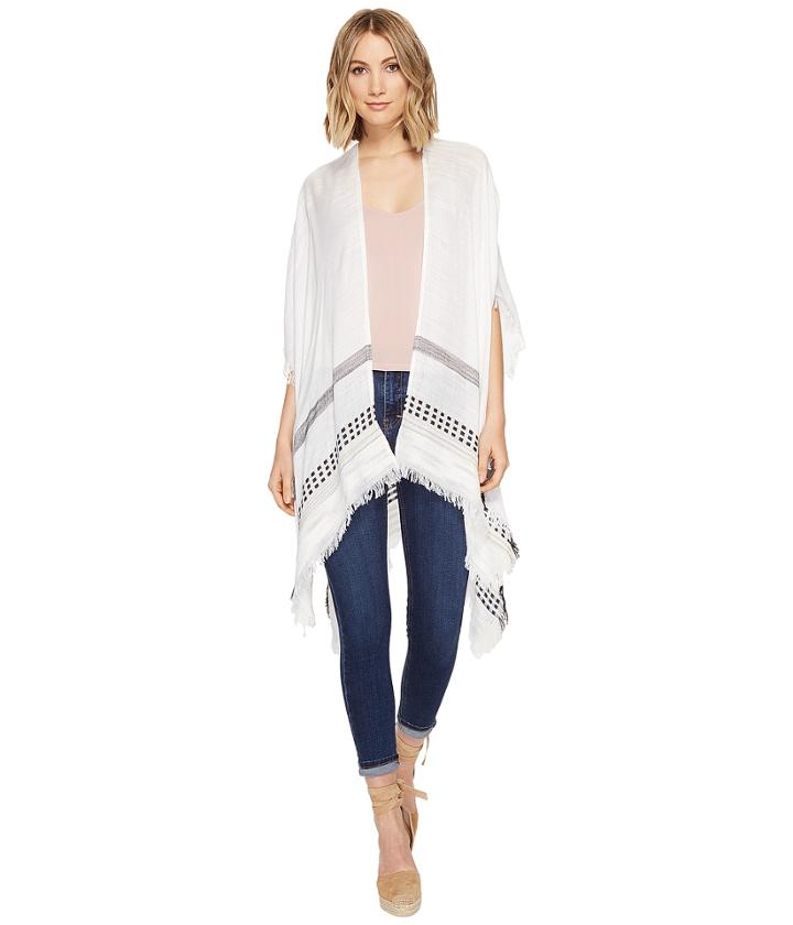 Echo Design - Slub Stripe Ruana Poncho
