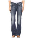Rock And Roll Cowgirl - Mid-rise Bootcut Jeans In Dark Vintage W1-9618