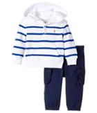 Ralph Lauren Baby - Atlantic Terry Hooded Cargo Pants Set