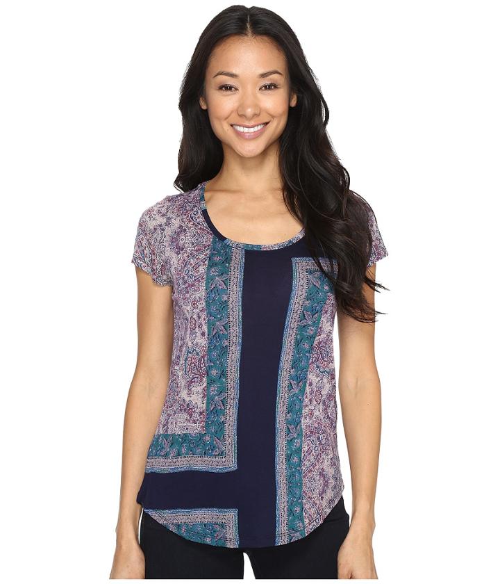 Lucky Brand - Mixed Rug Tee