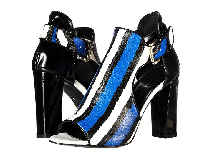 Just Cavalli - Striped Printed Leather Patent Leather Leather Sole