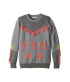 Stella Mccartney Kids - Yeeah Yeeha Knit Sweater With Fringe Detail