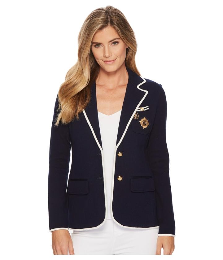 Lauren Ralph Lauren - Crest Cotton-blend Blazer