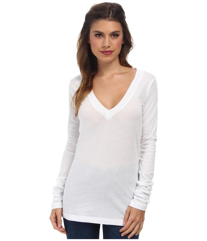 Lna - 007 L/s Deep V-neck