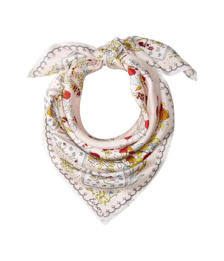Echo Design - Coral Sea Silk Square Scarf