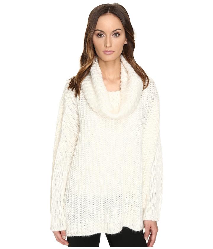 Manila Grace - Drape Neck Sweater