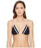 Jonathan Simkhai - Reversible Lace-up Triangle Bikini Top