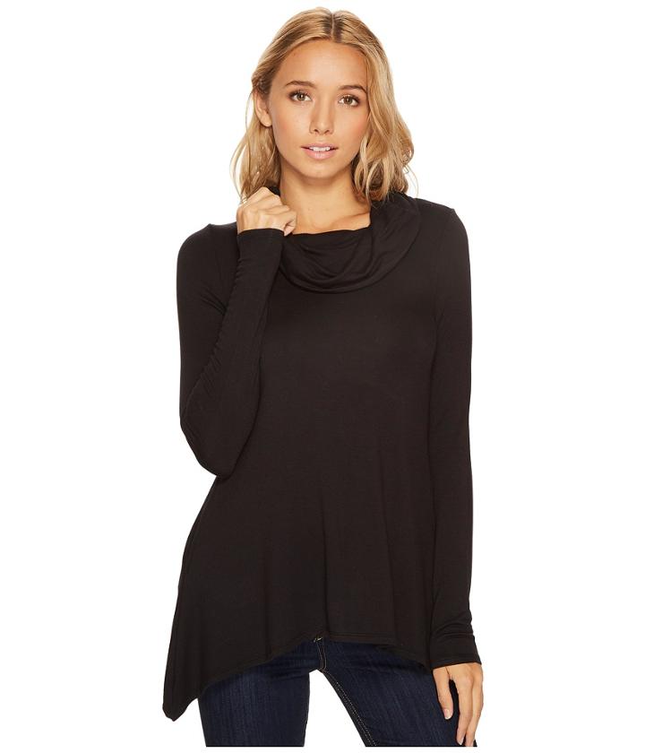Ivanka Trump - Cowl Neck Knit Long Sleeve Pullover Shirt