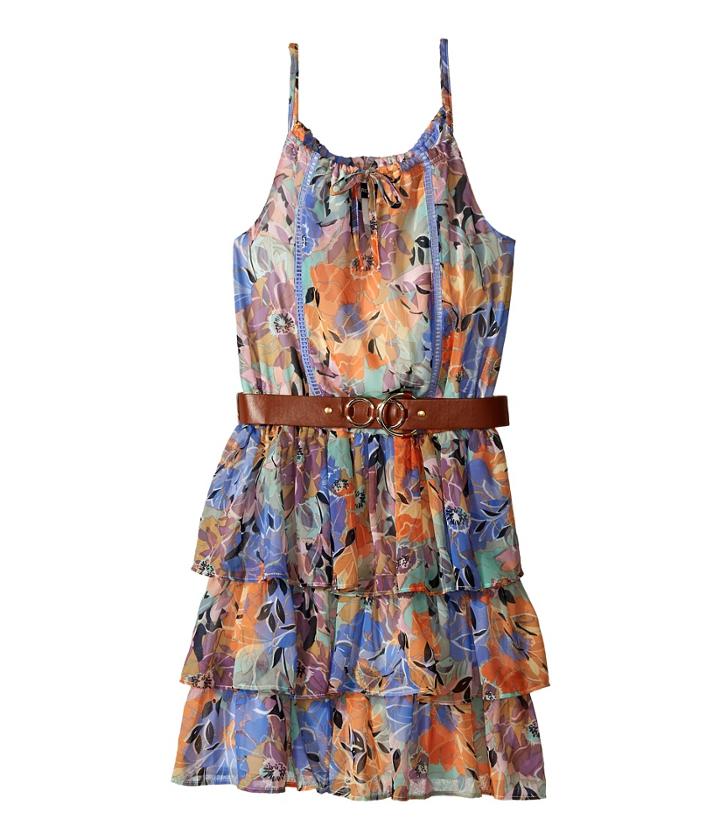 Marciano Kids - Printed Chiffon Halter Dress