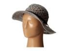 San Diego Hat Company - Knh8004 Knit Crochet Sunbrim W/ Suede Braided Trim